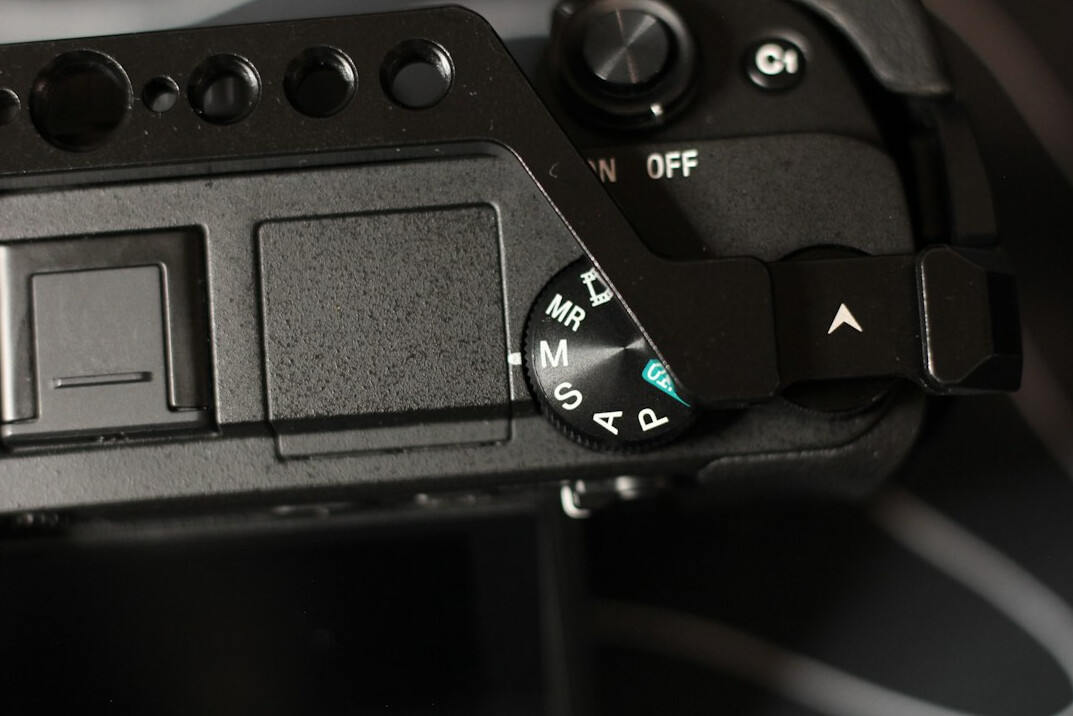 Camera control unit panel with joysticks and shading controls
